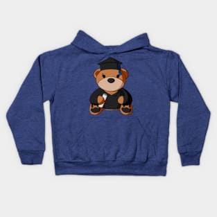 Graduate Teddy Bear Kids Hoodie